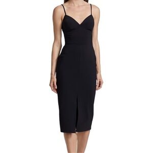 Chiara Boni Elegant Black Midi Dress